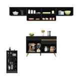 Armário De Cozinha Modulado Com Bancada Seven Multimóveis Mp2212