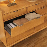 Cômoda Grande Madeira 9 Gavetas Para Quarto E Sala Mel Lice