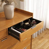 Cômoda Grande Madeira 9 Gavetas Para Quarto E Sala Mel Lice