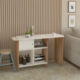 Escrivaninha 118,5x45cm Cinamomo com Off White MDP