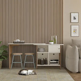Escrivaninha 118,5x45cm Cinamomo com Off White MDP