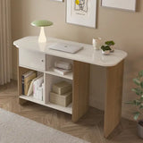 Escrivaninha 118,5x45cm Cinamomo com Off White MDP