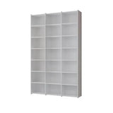 Estante Para Livros Montenegro Branco 18 Prateleiras 21 Nichos Casa Mobilia