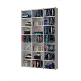 Estante Para Livros Montenegro Branco 18 Prateleiras 21 Nichos Casa Mobilia