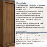 Guarda Roupa Casal Premium Liv 4 Portas De Correr E 4 Gavetas 279,3cm Yescasa Marrom/carvalho Carvalho