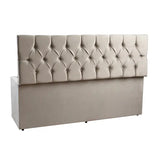 Recamier Baú 1,40m Madrid Suede Bege Dal Poz Estofados